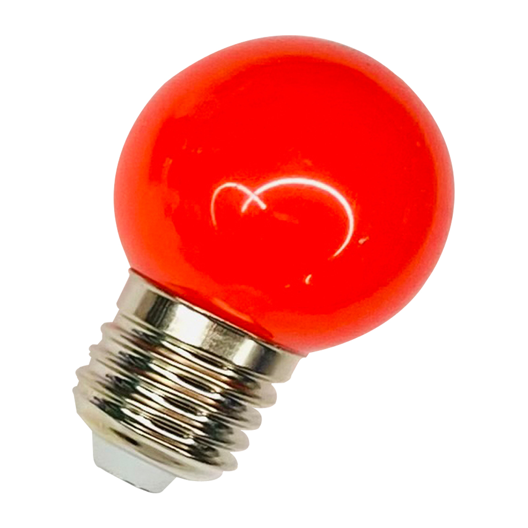 0,5W LED AMPUL E27 05W KIRMIZI