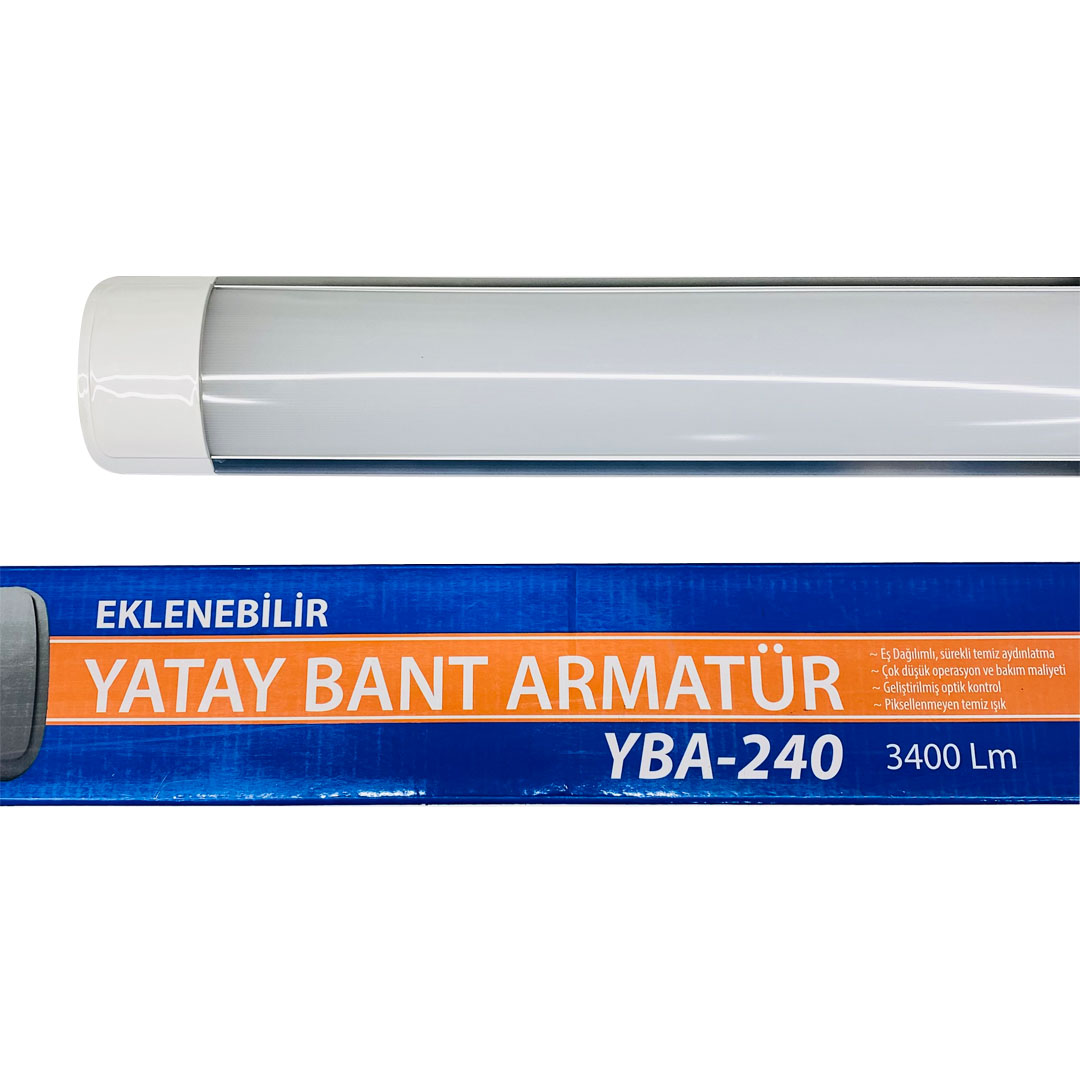 40W.YATAY LED BANT ARMATÜR (120CM) BEYAZ