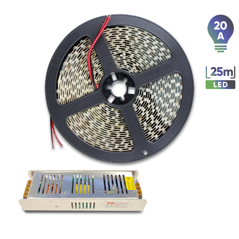 Ycl 25m Günışığı Şerit Led 20A Adaptör
